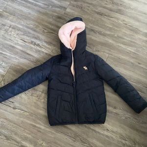 Girls Abercrombie reversible jacket